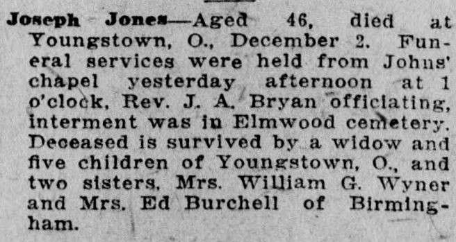 Joseph Jones obituary